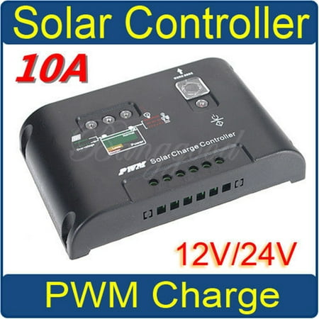 10A 12V/24V PWM Solar Charge Controller Panel Battery Regulator Auto Switc
